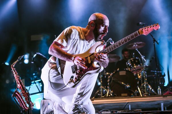  X Ambassadors lead singer Sam Harris. Photo: aLIVE Coverage