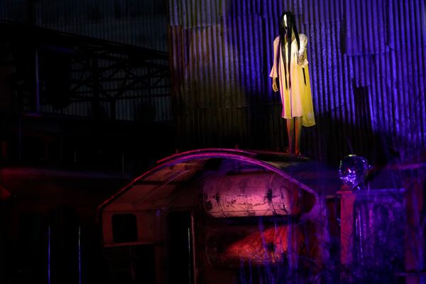 A ghost mannequin at Goosebump market as a part of Halloween festival in Bangkok, Thailand, Wednesday, Oct. 30, 2024. (AP Photo/Sakchai Lalit)