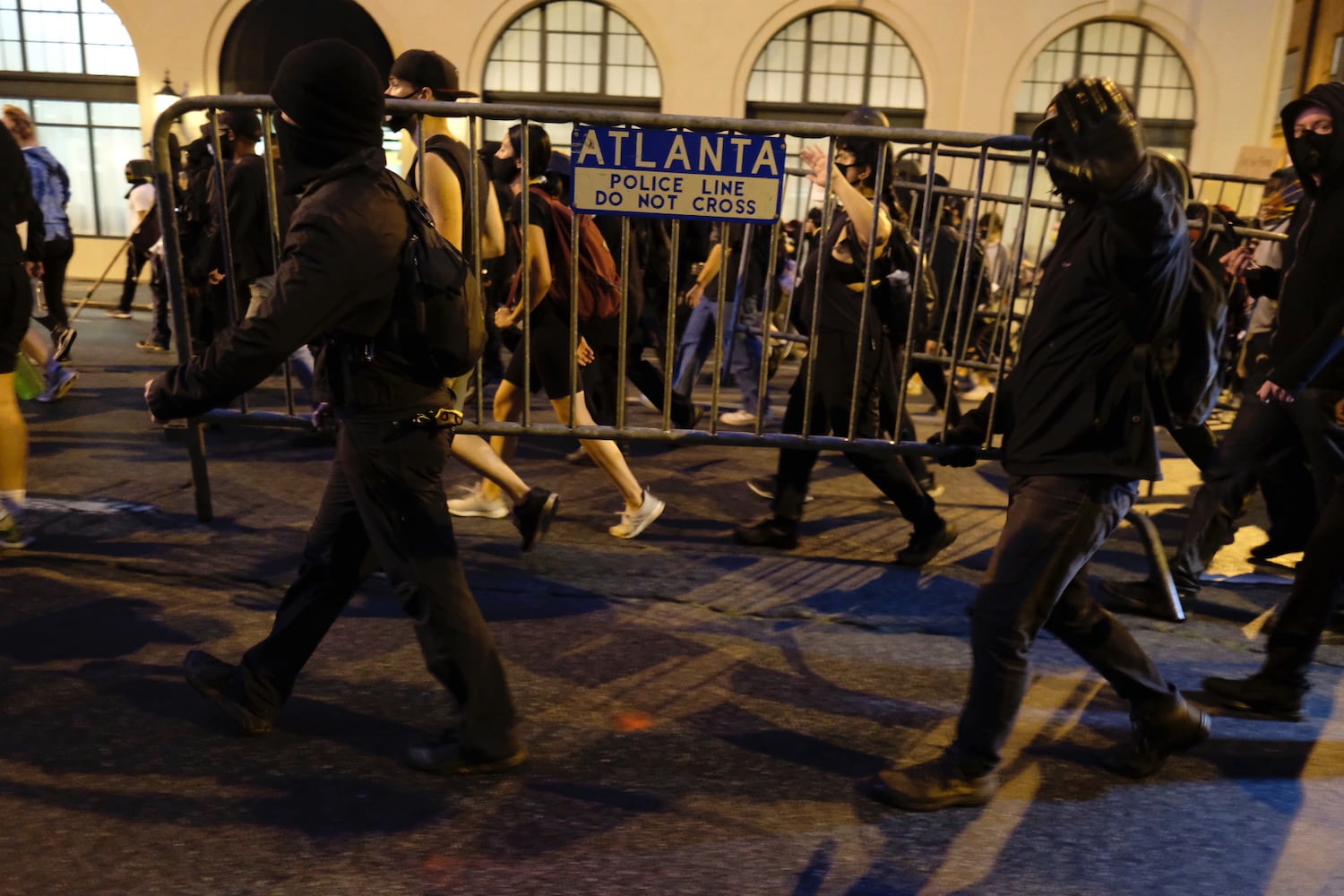 woodruff park protest