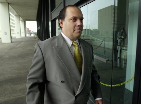 Gold Club owner Steve Kaplan, seen here in 2001 entering the Richard B. Russell Federal Building, became Steve Sadow's first $1 million client. (Rich Addicks/AJC file)