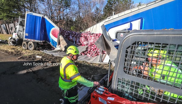 The crash impacted traffic on I-285, I-75 and I-575.