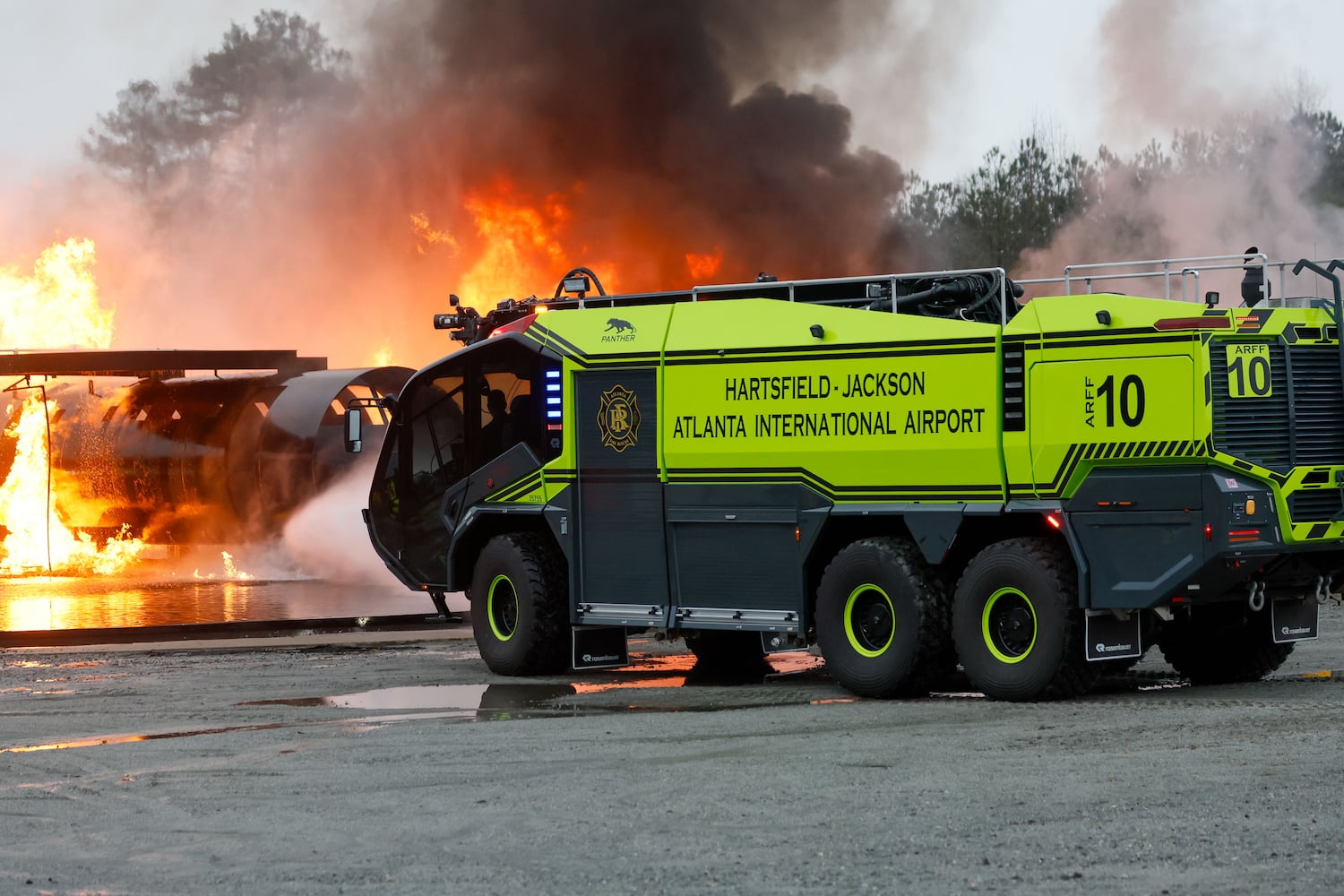 Hartsfield-Jackson International Airport held a full-scale preparedness exercise, known as “Big Bird,” with Atlanta Firefighters, law enforcement, rescue personnel, and nearly 70 volunteers participating at the Fire Training Center on Wednesday, March 6, 2024. The Airport Certification Manual and federal regulations mandate this critical exercise every 36 months.
Miguel Martinez /miguel.martinezjimenez@ajc.com