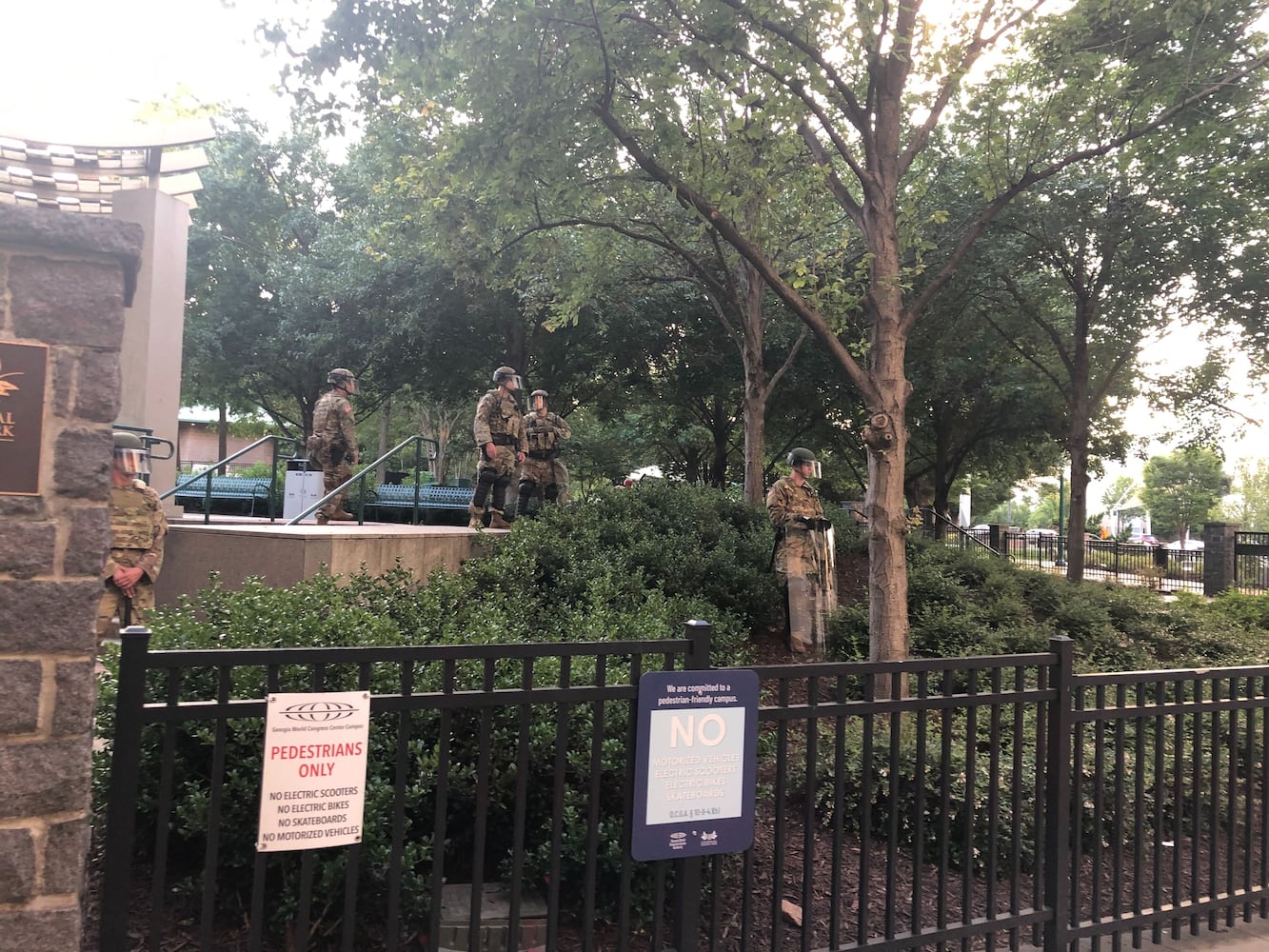 PHOTOS: Third day of protests in downtown Atlanta