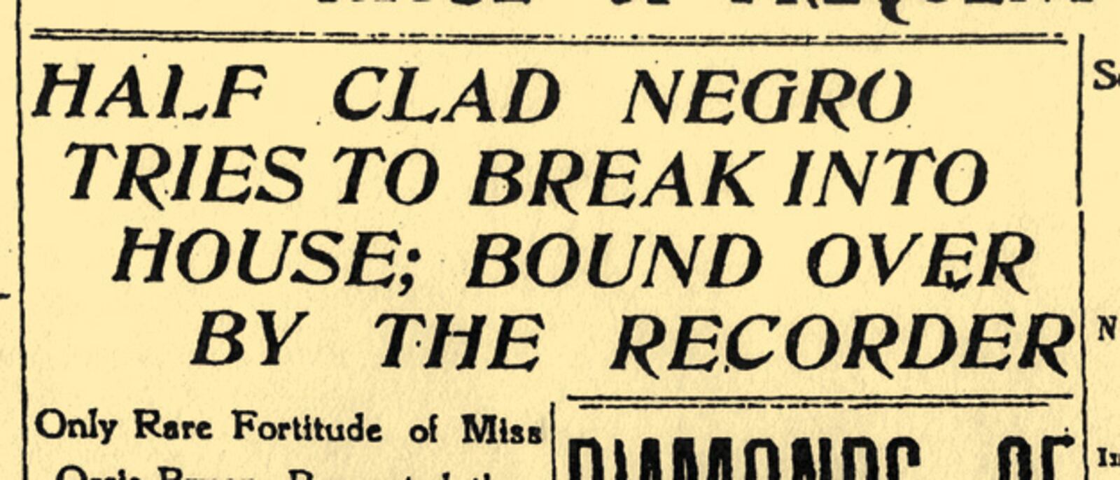 This headline ran in the Sept. 21, 1906, edition of The Atlanta Journal, one day before the race massacre began. Atlanta's white-owned newspapers — including the Atlanta Journal and the Atlanta Constitution — inflamed tensions in the city with sensational and inaccurate reports of Black sex crimes against white women.