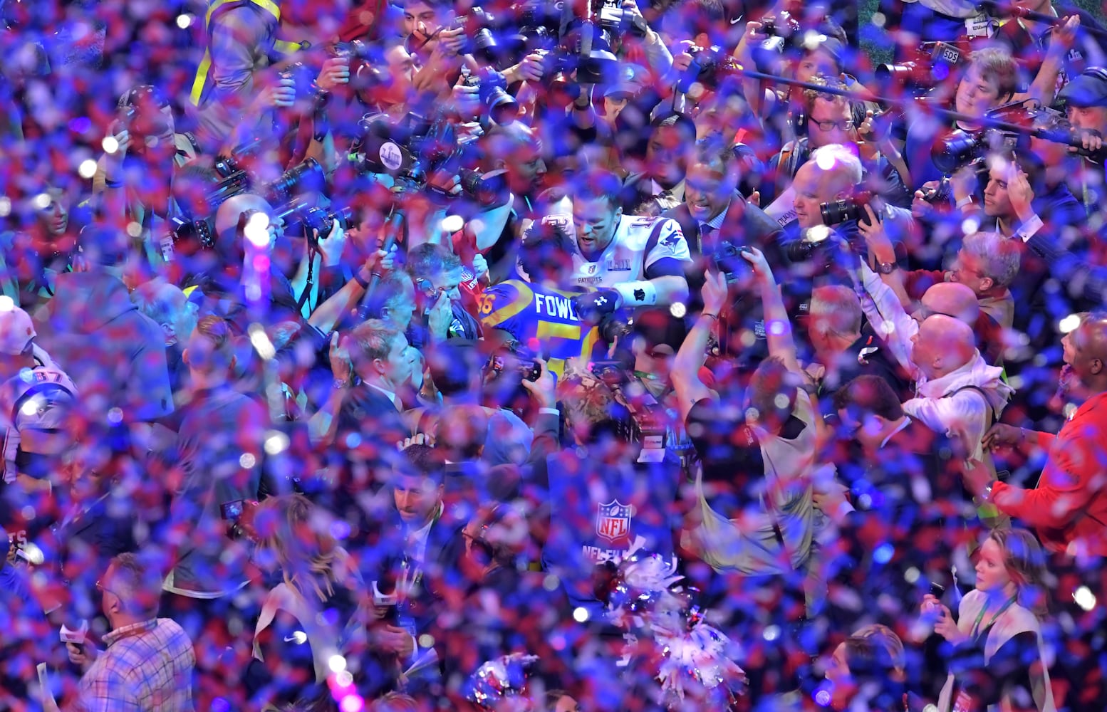 Photos: Celebration and dejection at the Super Bowl