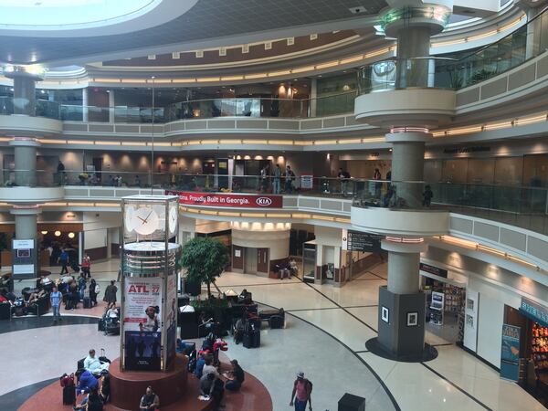 Hartsfield-Jackson domestic terminal atrium