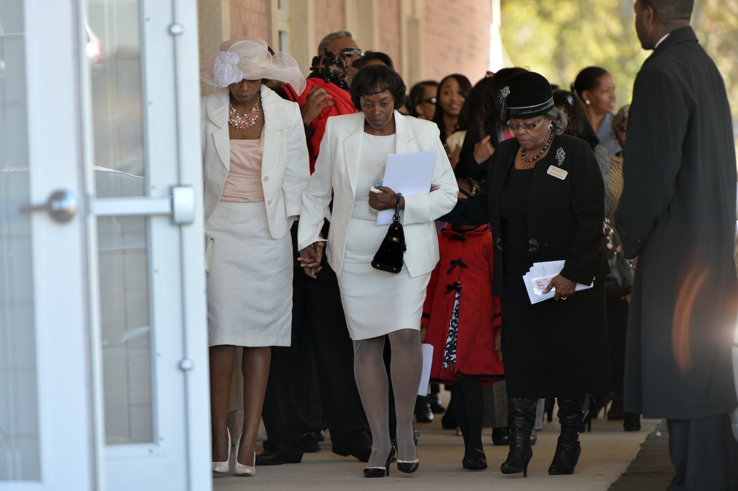 Family and friends attend Emani Moss' funeral