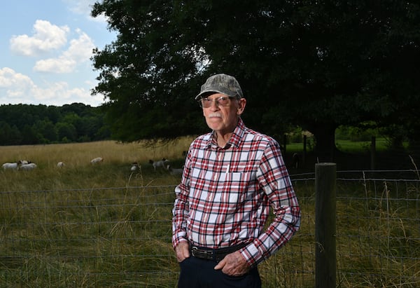 David Ramsey at his property near Commerce, Georgia. Ramsey, a former scientist for the Centers for Disease Control and Prevention, is one of several residents who have vocally opposed a pair biomass plants in Franklin and Madison counties. Hyosub Shin/AJC