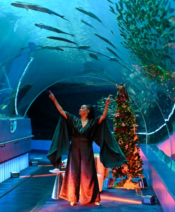 The Georgia Aquarium is one of the local destinations featured in the Alliance's "A Very Terry Christmas," a streaming holiday musical with Terry Burrell.
Courtesy of Greg Mooney