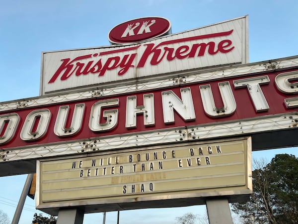 Krispy Kreme sign in Atlanta