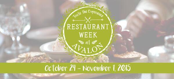 Photo caption: Avalon Restaurant Week