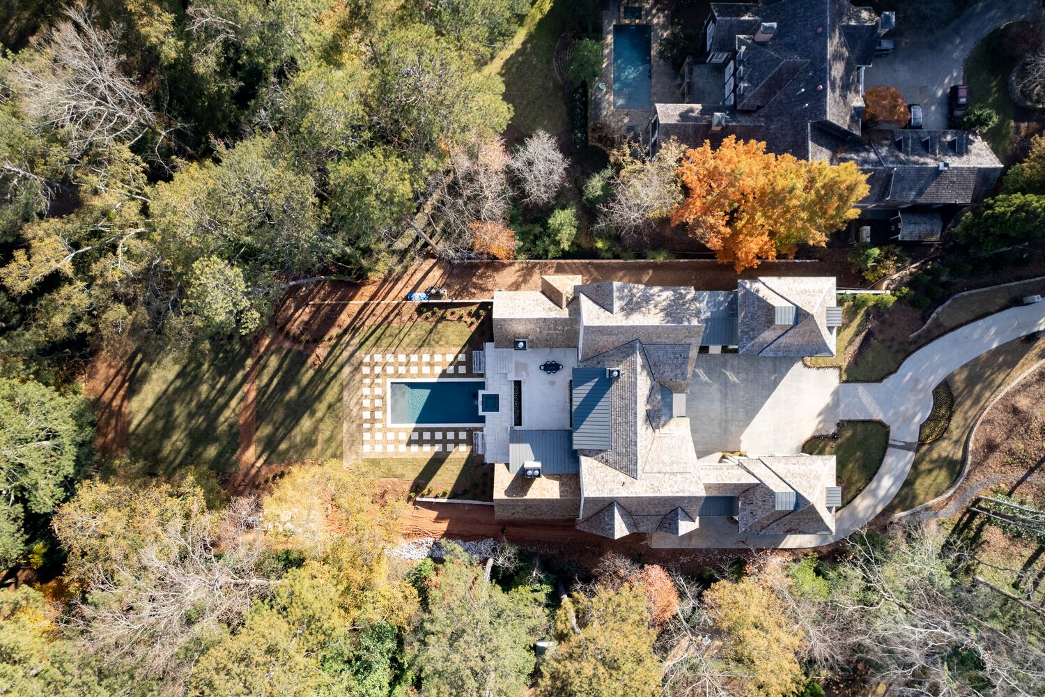 Spectacular new construction sits on 1.5 acres in heart of Buckhead