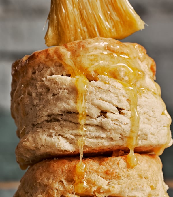 Erika Council’s “Still We Rise: A Love Letter to the Southern Biscuit With Over 70 Sweet and Savory Recipes” (Clarkson Potter, $26) includes tips to help home bakers duplicate the Bomb Buttermilk Biscuit. (Courtesy of Andrew Thomas Lee)