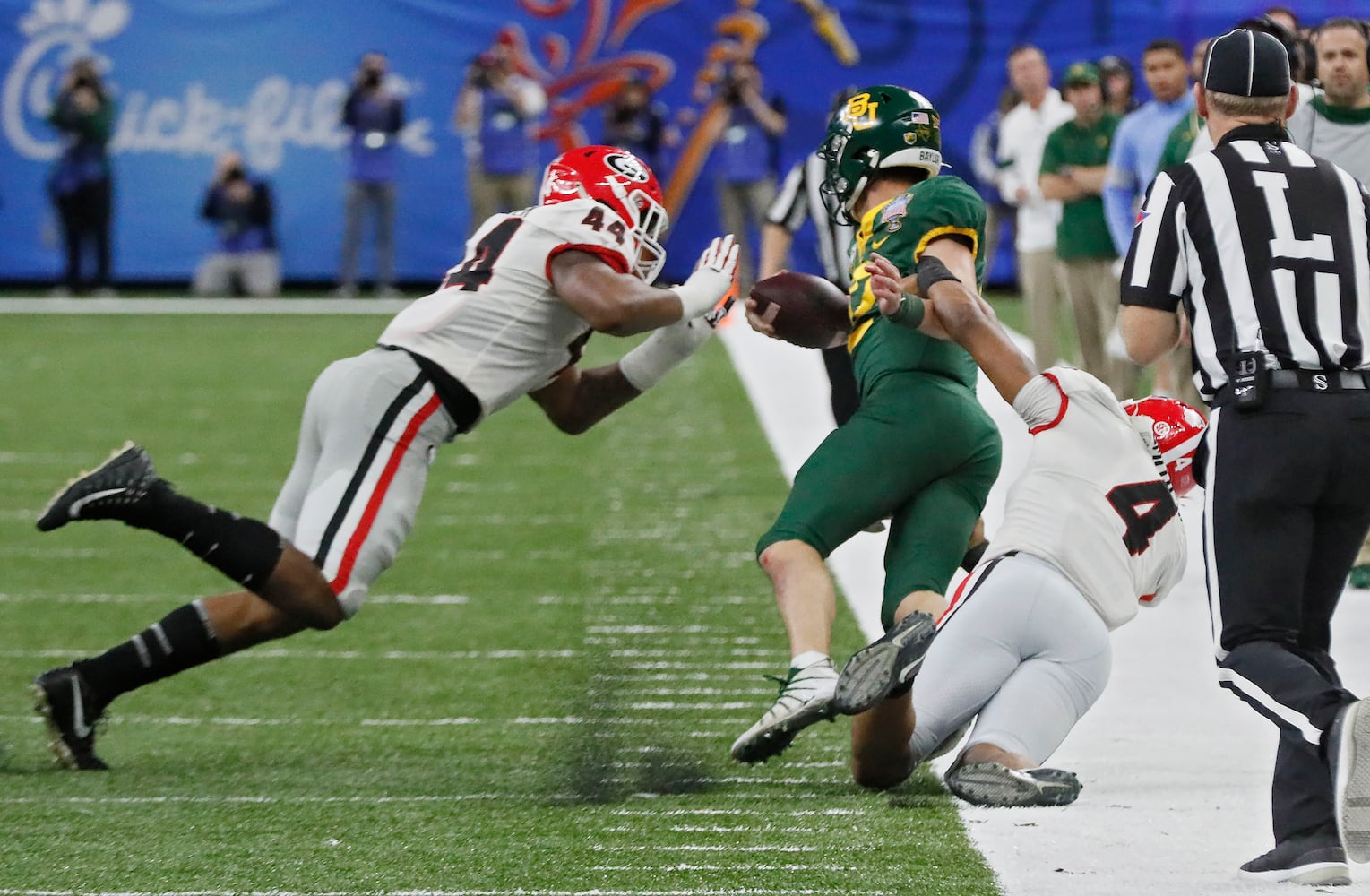 Photos: Bulldogs too much for Baylor in Sugar Bowl