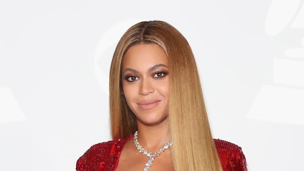 Beyonce, winner of Best Urban Contemporary Album for 'Lemonade' and Best Music Video for 'Formation,' poses in the press room during The 59th GRAMMY Awards at STAPLES Center on February 12, 2017 in Los Angeles.