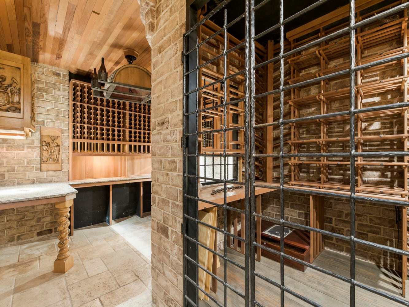 One of the U.S.’s largest wine cellars is inside this $2.75M Sandy Springs estate