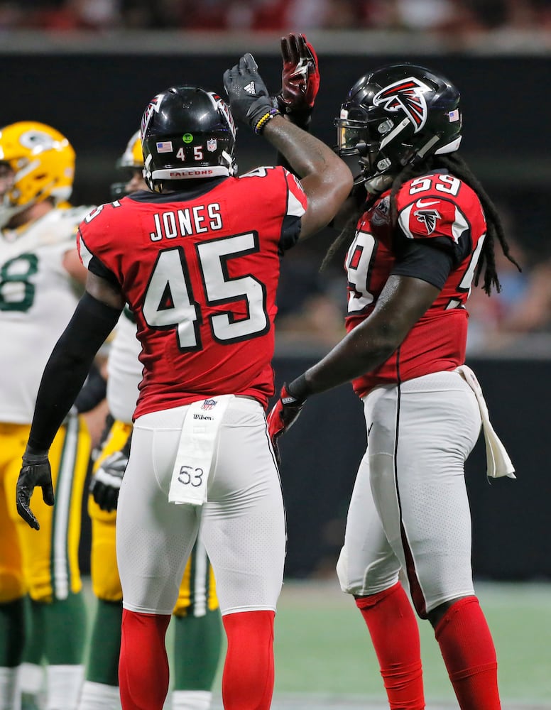 Photos: Falcons cruise to a win over the Packers