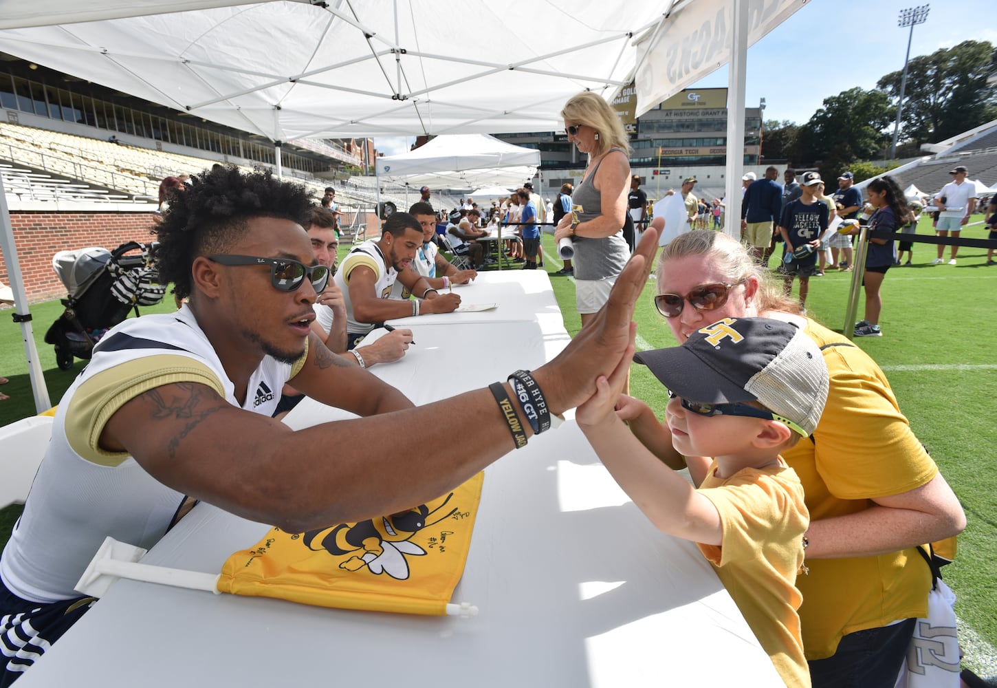 Photos: Fan day at Georgia Tech