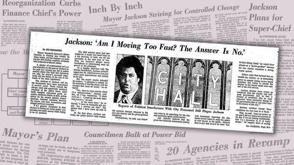 When Maynard Jackson took office in 1974, a change in Atlanta’s charter gave the mayor's office more power to manage city departments. Jackson immediately undertook a significant reorganization. (AJC archive)