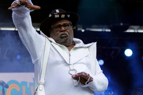 George Clinton, considered the Godfather of Funk and one of originators Parliament-Funkadelic during the '70's, shows he can still bring the funk performing at the ONE Music Fest at Central Park, Sunday, September 9, 2018. (Akili-Casundria Ramsess/Eye of Ramsess Media)