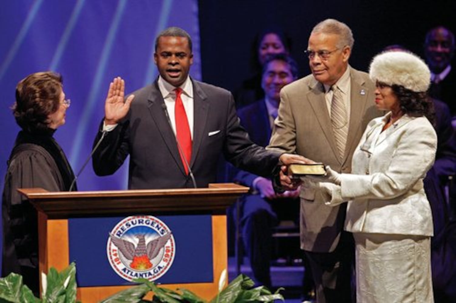 Kasim Reed becomes Atlanta's 59th mayor