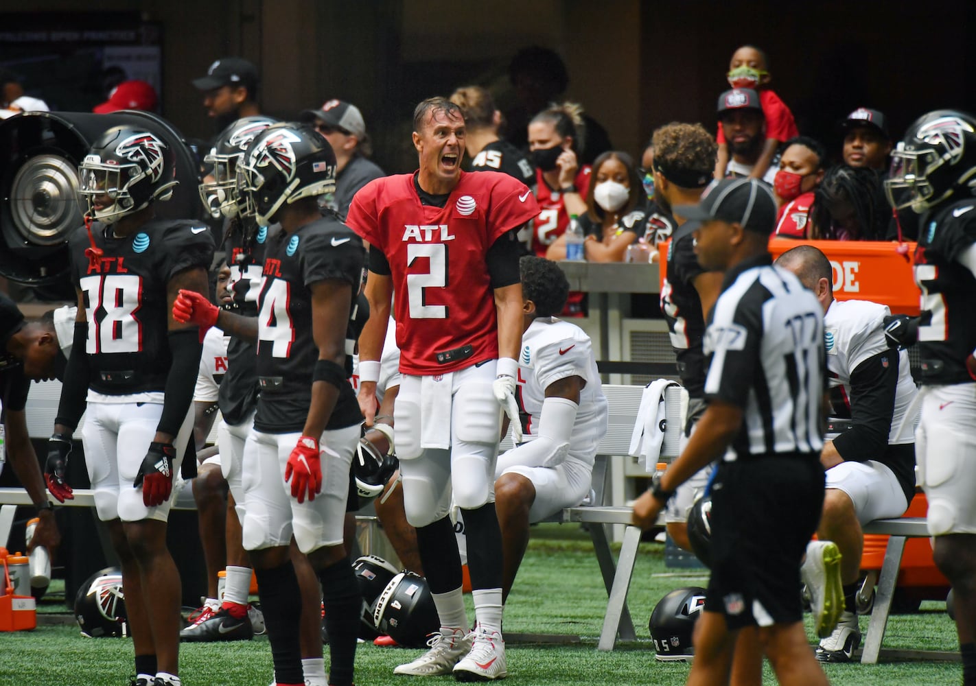 Falcons open practice photo