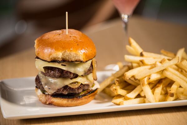 Of course, a stadium restaurant has a burger, but this Molly B’s burger is a short rib patty with Swiss cheese, caramelized onion, dill pickles, Dijon mustard, and French onion soup mayo. CONTRIBUTED BY MIA YAKEL