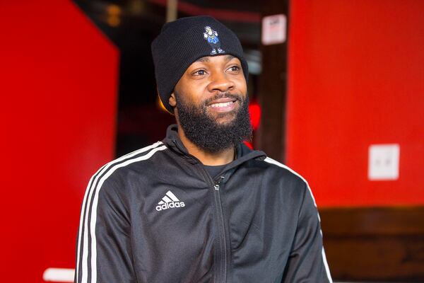 03/01/2019 -- Atlanta, Georgia -- Singer and local entertainer Sammie speaks about the city of Atlanta and his recently released album at Siva's Hookah Lounge, located at 794 Juniper St NE, in Atlanta's midtown neighborhood, Friday, March 1, 2019.  (ALYSSA POINTER/ALYSSA.POINTER@AJC.COM)