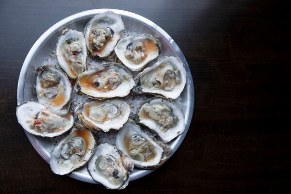  Fresh oysters on 1/2 are $1.50 during happy hour at Saltyard. Contributed photo