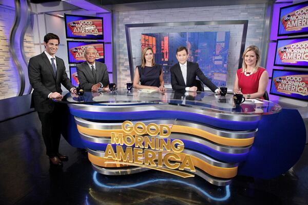 GOOD MORNING AMERICA: WEEKEND EDITION - Rob Marciano joins the anchor team at GMA Weekend, as ABC News Senior Meteorologist, 9/6/14. (ABC/Lou Rocco) ROB MARCIANO, RON CLAIBORNE, PAULA FARIS, DAN HARRIS, SARA HAINES GOOD MORNING AMERICA: WEEKEND EDITION - Rob Marciano joins the anchor team at GMA Weekend, as ABC News Senior Meteorologist, 9/6/14. (ABC/Lou Rocco) ROB MARCIANO, RON CLAIBORNE, PAULA FARIS, DAN HARRIS, SARA HAINES