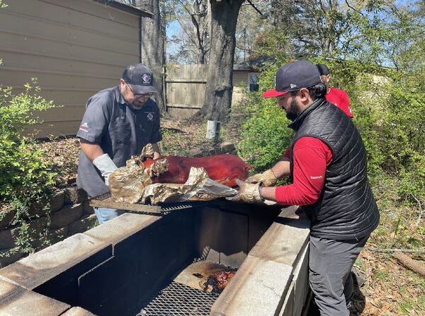 Southern Thunder BBQ Cooling School will teach you how to barbecue a whole hog. 
Photo: Courtesy of Southern Thunder BBQ Cooking School