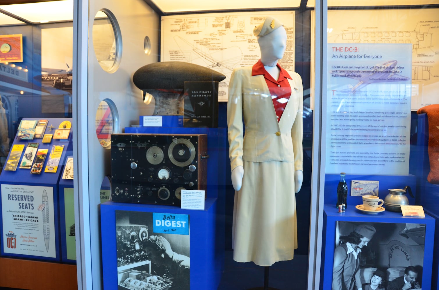 Delta flight attendants strike a fashion pose