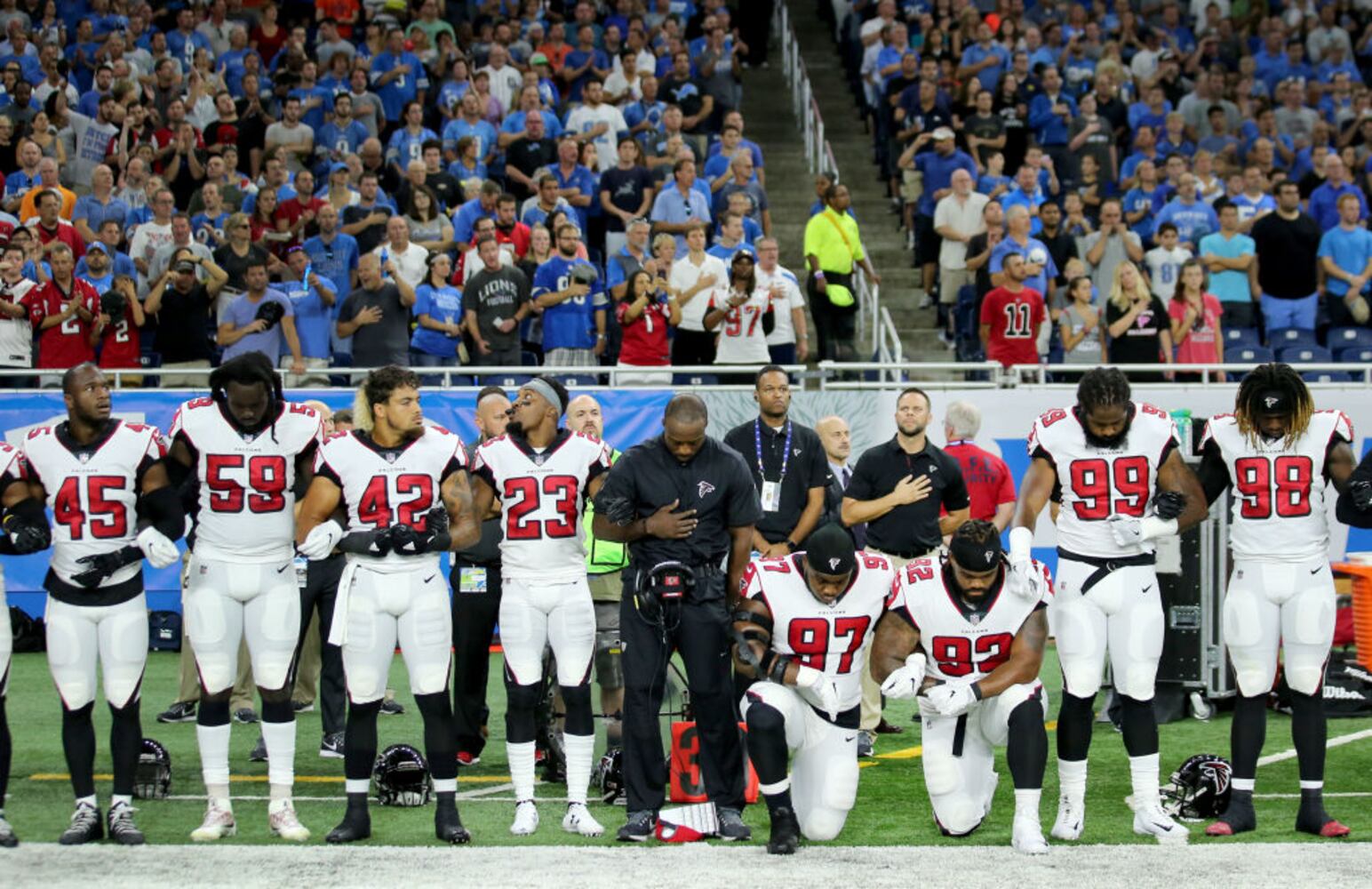 nfl takes a stand on football sunday