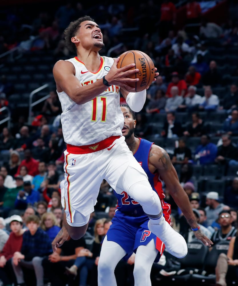 Photos: Hawks open season with win over the Pistons