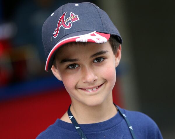 Gavi Surden at SunTrust Park last month. Curtis Compton/ccompton@ajc.com