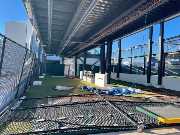 The Braves spring training facility and CoolToday Park in North Port, Fla. was hit with an estimated $10 million in damage from Hurricane Ian, a Category 4 storm, in September.