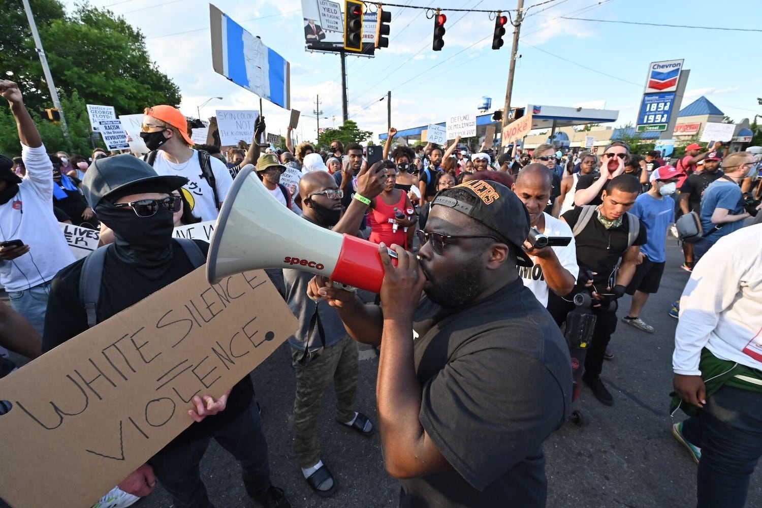 PHOTOS: Protesters gather in Atlanta over Friday’s police shooting