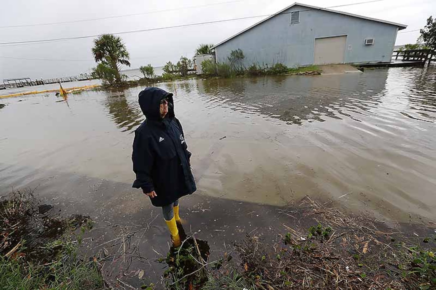 PHOTOS: Hurricane Dorian’s outer bands reach South Georgia