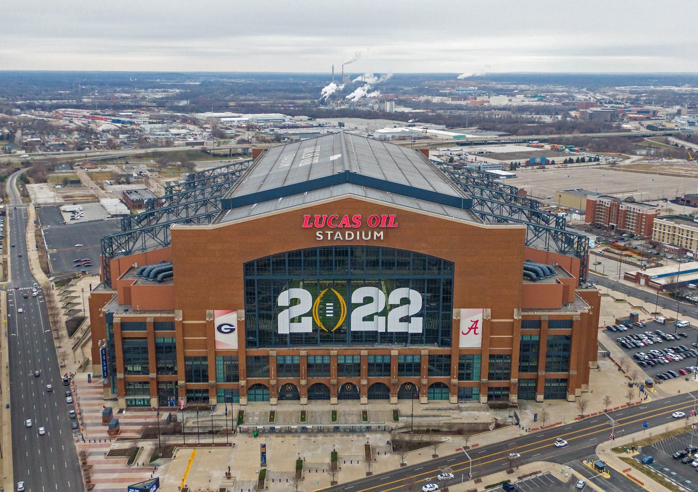 Georgia National Championship photo - Stadium Drone