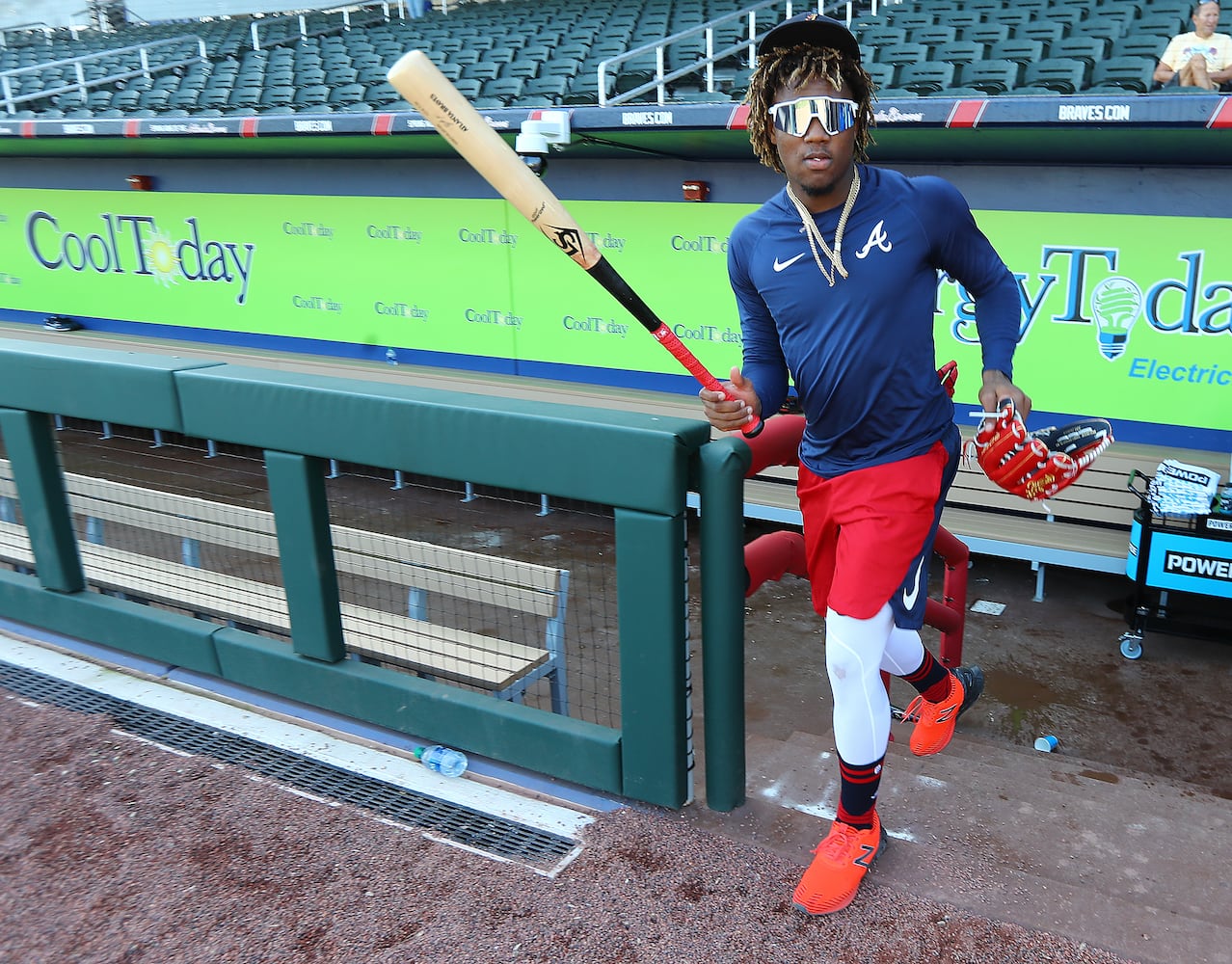 Photos: Ronald Acuna, Braves at spring training