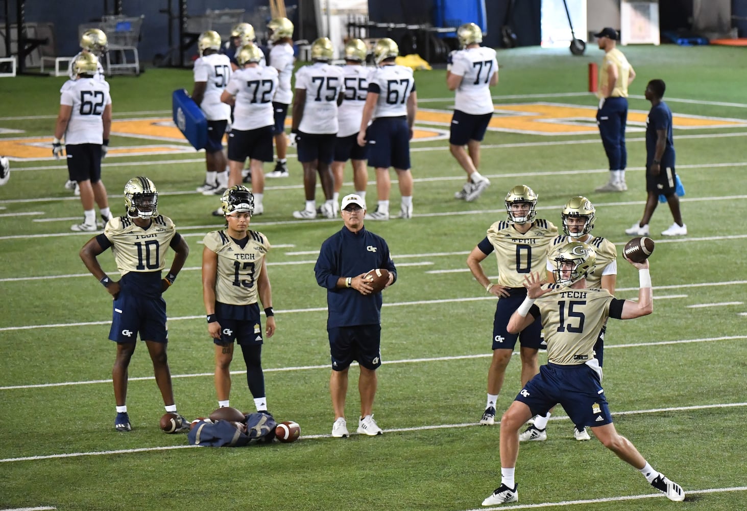 Georgia Tech football practice photo