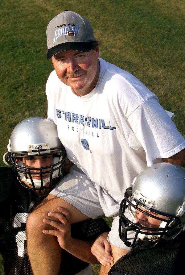 Mike Earwood started the Starr's Mill football program in 1998. Photo Phil Skinner/AJC