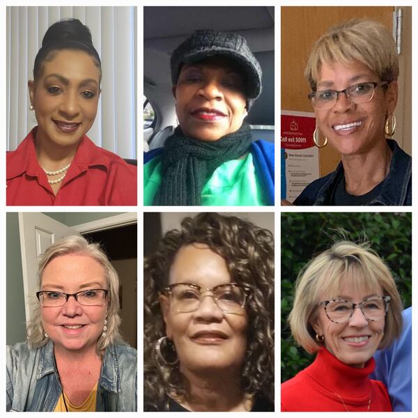 The Plarning Angels listed (L-R) Top Row: Cecile Peters, Ann Johnson and Stephanie Key; Bottom Row: Karen Albro, Laurell Williams and Connie McCallum.