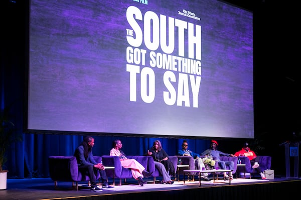 The panel for the discussion on "Documenting the Movement" was one of many that preceded the premiere of the AJC's first full-length documentary "The South Got Something to Say" at Center Stage on Nov. 2, 2023.