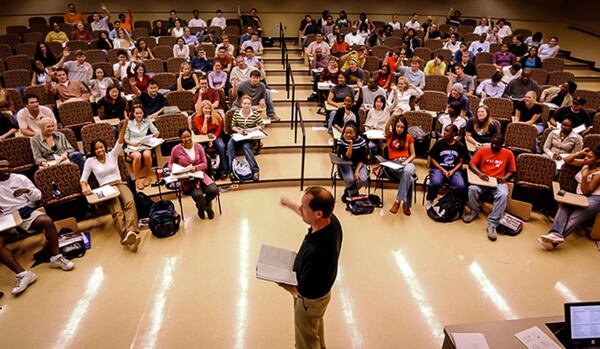 Should more high school students be able to take classes like this one at Georgia State? (GSU Photo)