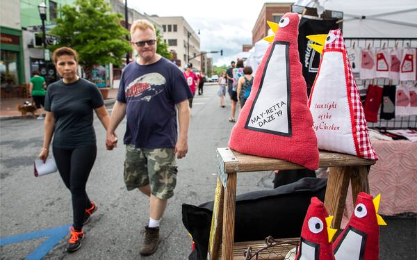 Enjoy arts, crafts, food and more at the May-Retta Daze festival.