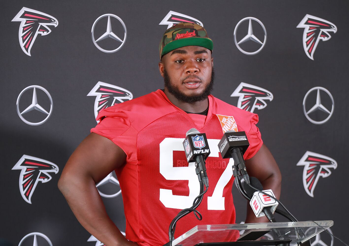 Photos: Falcons open minicamp in Flowery Branch