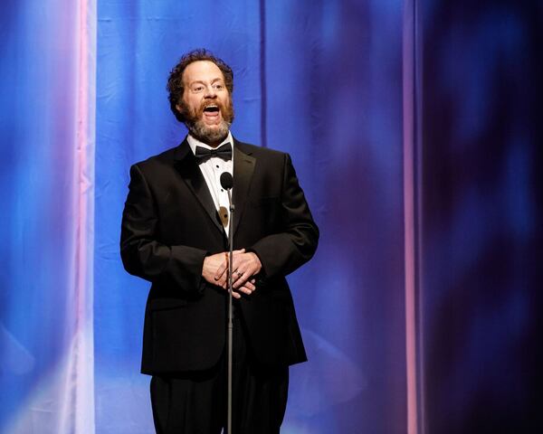 Tony-winning Broadway star Shuler Hensley of Marietta emceed the 2019 Georgia High School Musical Theatre Awards. 
Courtesy of ArtsBridge Foundation.