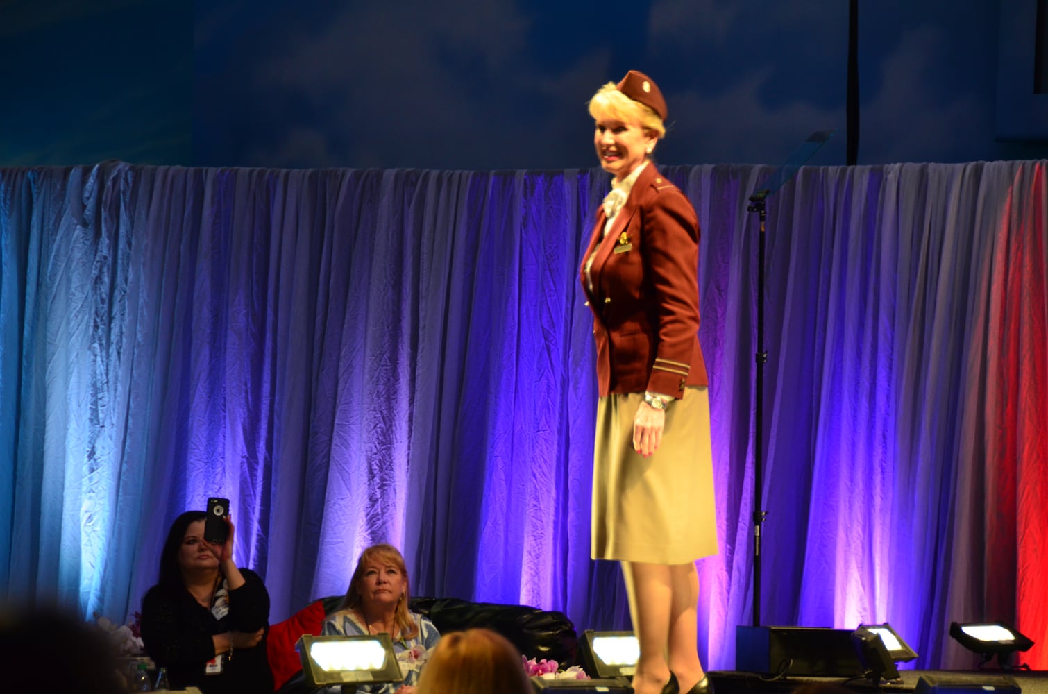 Delta flight attendants strike a fashion pose