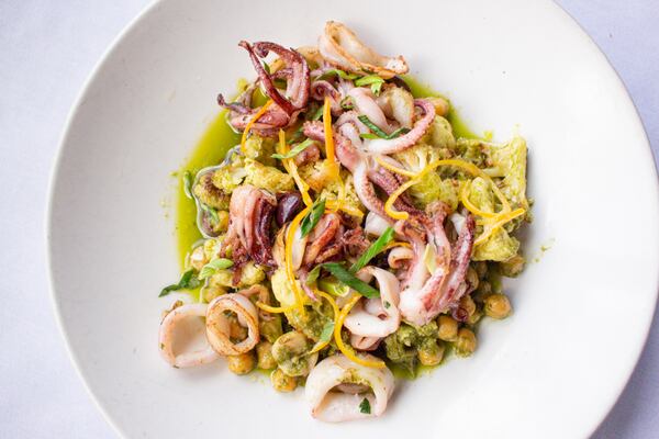 Calamari from the menu of La Tavola. / Courtesy of La Tavola